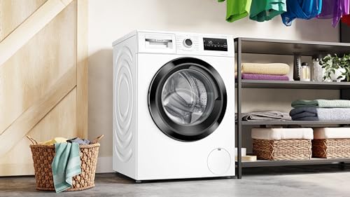 Bosch WAN282K3, serie 4, voorlader wasmachine (2025), 8 kg, 1400 tpm, SpeedPerfect, maximale energie- en waterbesparing, extra wasfunctie, bijzonder hygiënisch, AquaStop, IronAssist