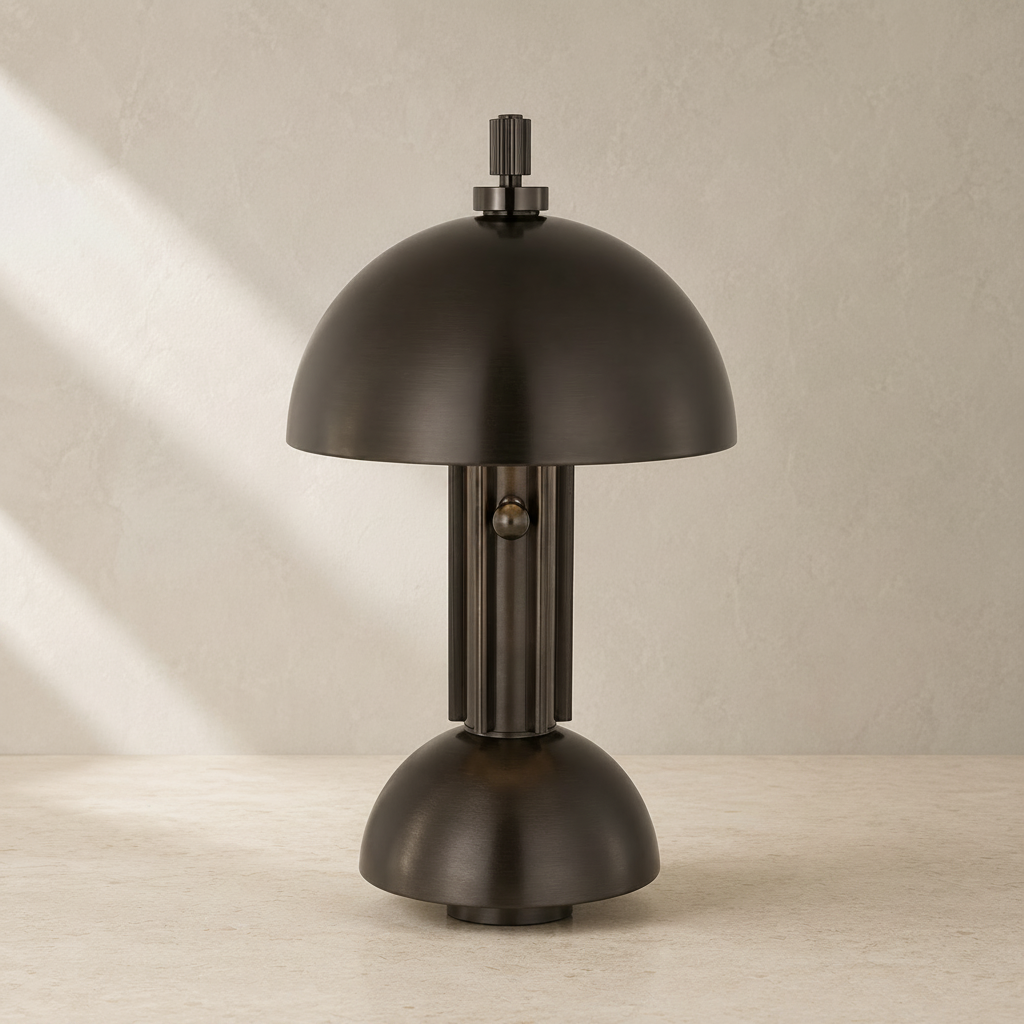 13.5-inch LED desk lamp in Bronze with E26 base