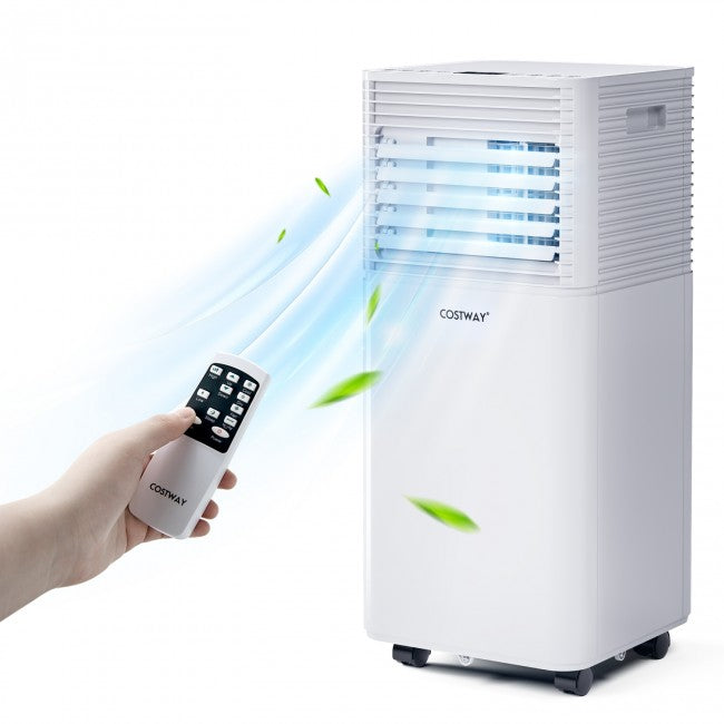 Klimatyzator przenośny 3 w 1 o mocy 8000 BTU z osuszaczem powietrza i trybem wentylatora
