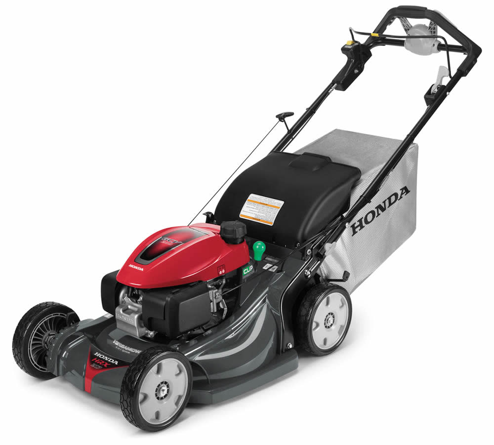 Honda HRX217VYA (2026) benzinegrasmaaier met Select Drive, Versamow 4-in-1 systeem en een maaibreedte van 21 inch.