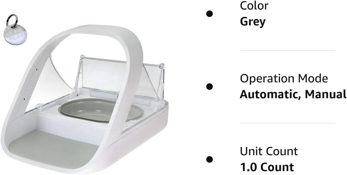 Automatische voerautomaat voor huisdieren - Voerautomaat met microchip - MPF001 - Geschikt voor nat en droog voer - Inclusief huisdierhanddoek (bonus) eOutletDeals