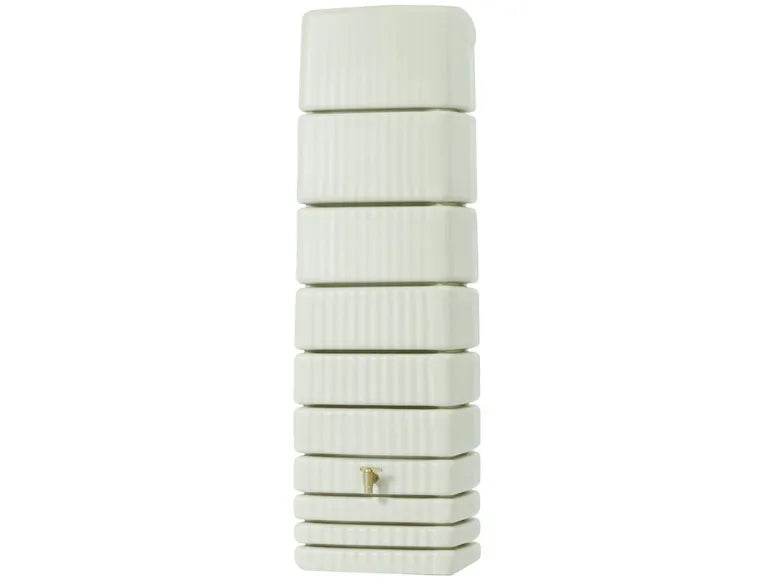 4rain "SLIM" regenwatertank, inhoud 650 liter, inclusief kraan en windbescherming.