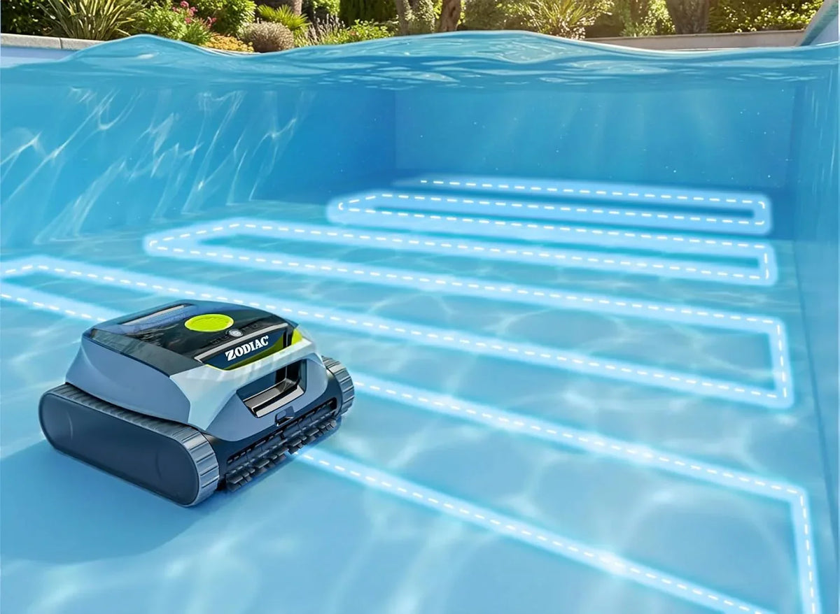 Zodiac Freedom Lite draadloze zwembadreiniger met lithiumbatterij - Reinigt bodem, wanden en waterlijn - Dubbele filtratie - Tot 3 uur reinigingscyclus op één acculading