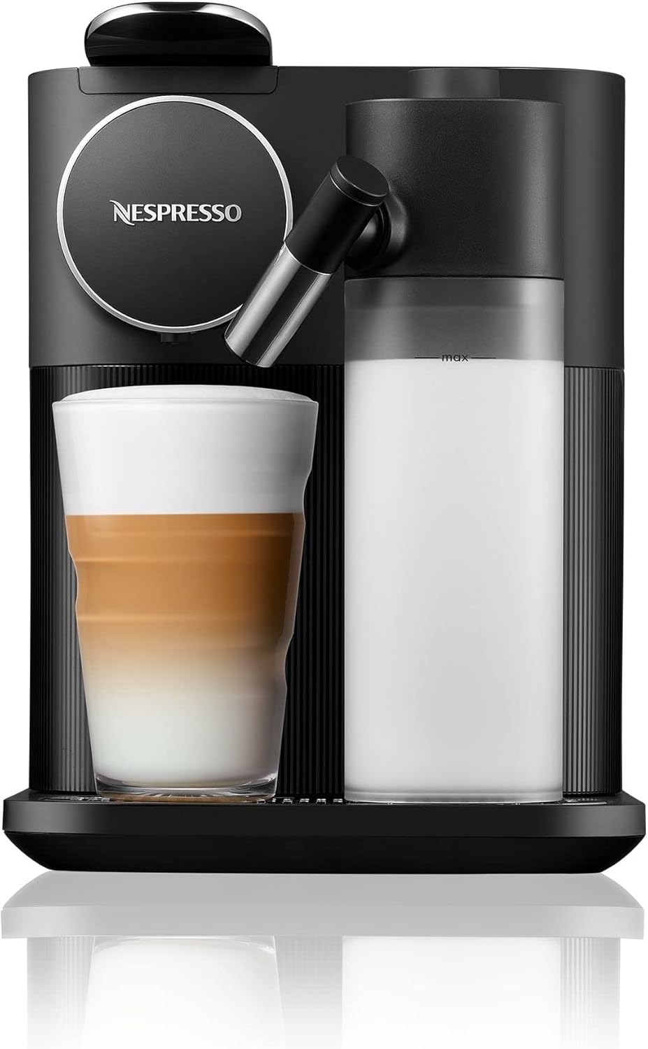 Ekspres kapsułkowy Nespresso De'Longhi EN640.W Gran Lattissima z automatycznym systemem dozowania mleka, ciśnienie 19 barów, 1400 W, biały