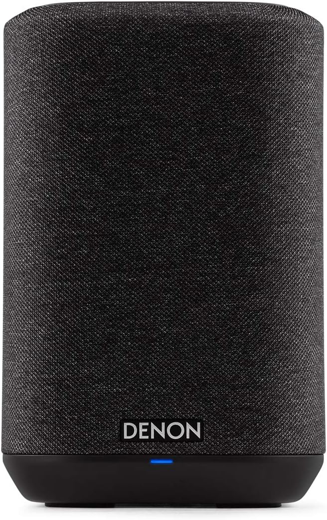 Głośnik Denon Home 150 Multiroom, głośnik HiFi z wbudowaną platformą HEOS, zintegrowaną funkcją Alexa, Wi-Fi, Bluetooth, USB, AirPlay 2, dźwiękiem Hi-Res, czarny
