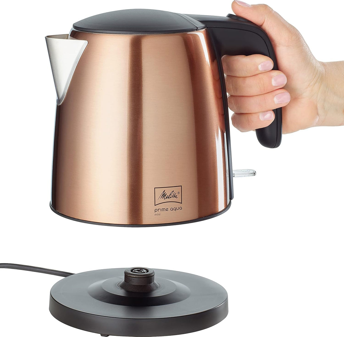 Melitta AromaFresh - Ekspres przelewowy - ze szklanym dzbankiem - wbudowanym młynkiem - funkcją timera - 10 filiżanek - Czysta czerń