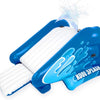 Inflatable Water Slide Swimming Pool Play Center with Built in Sprayers for Kids and Adults, Ages 6 and Up, Blue