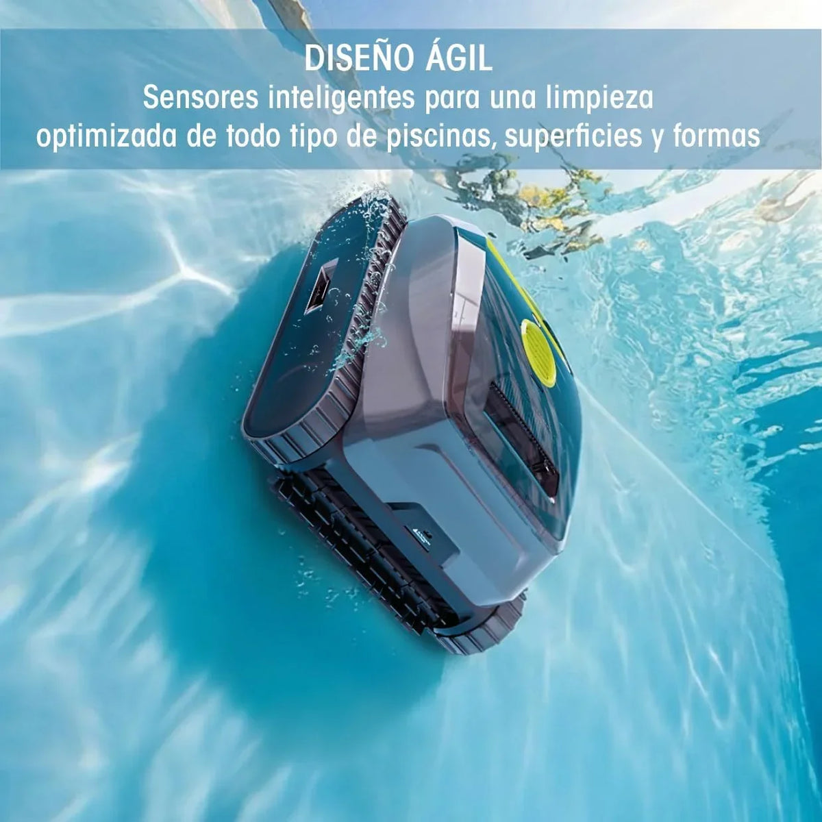 Zodiac Freedom Lite draadloze zwembadreiniger met lithiumbatterij - Reinigt bodem, wanden en waterlijn - Dubbele filtratie - Tot 3 uur reinigingscyclus op één acculading