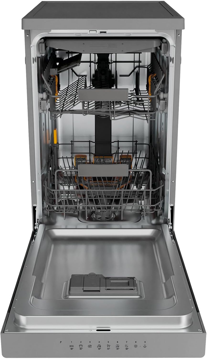 Zmywarka w pełni zintegrowana Bauknecht BK6FC11BS7A0X (45 cm)/ ActiveDry/Program sensorowy/PowerClean/Szuflada na sztućce/Program higieniczny/Pełna ochrona przed wodą/Multizone/Opóźniony start