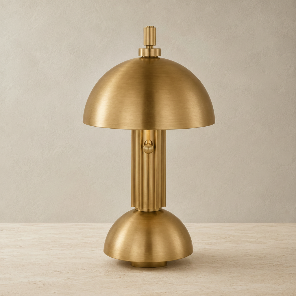 13.5-inch LED desk lamp in Hand-Rubbed Antique Brass