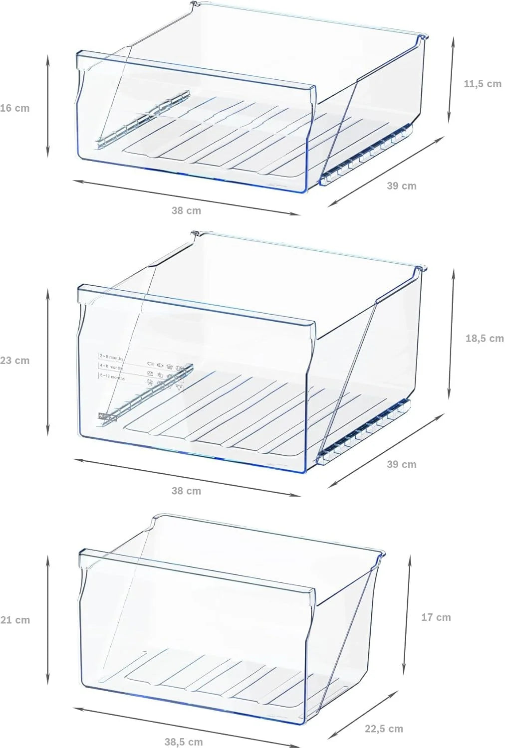 Bosch GTV15NWEB - Vrijstaande vriezer (serie 2 - 83 l, 3 vrieslades, 85 x 56 cm), wit