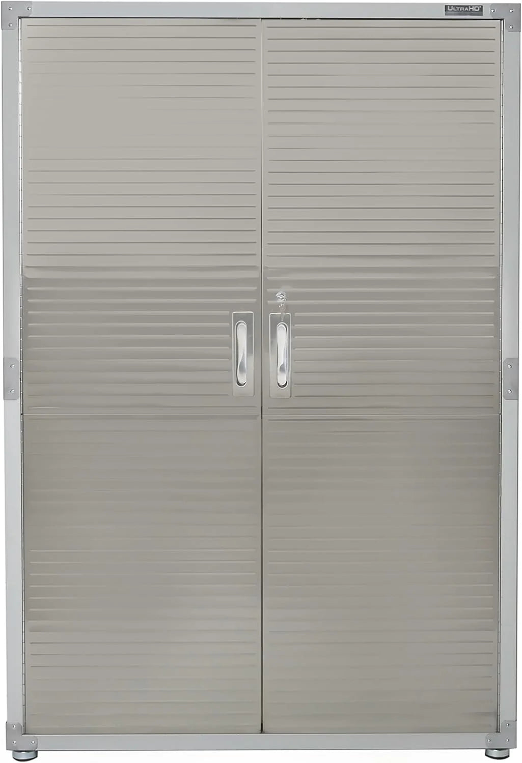 Szafka Seville Classics UHD16238 Mega, 121,9 x 60,9 x 182,9 cm, rama metalowa malowana proszkowo, kolor szary