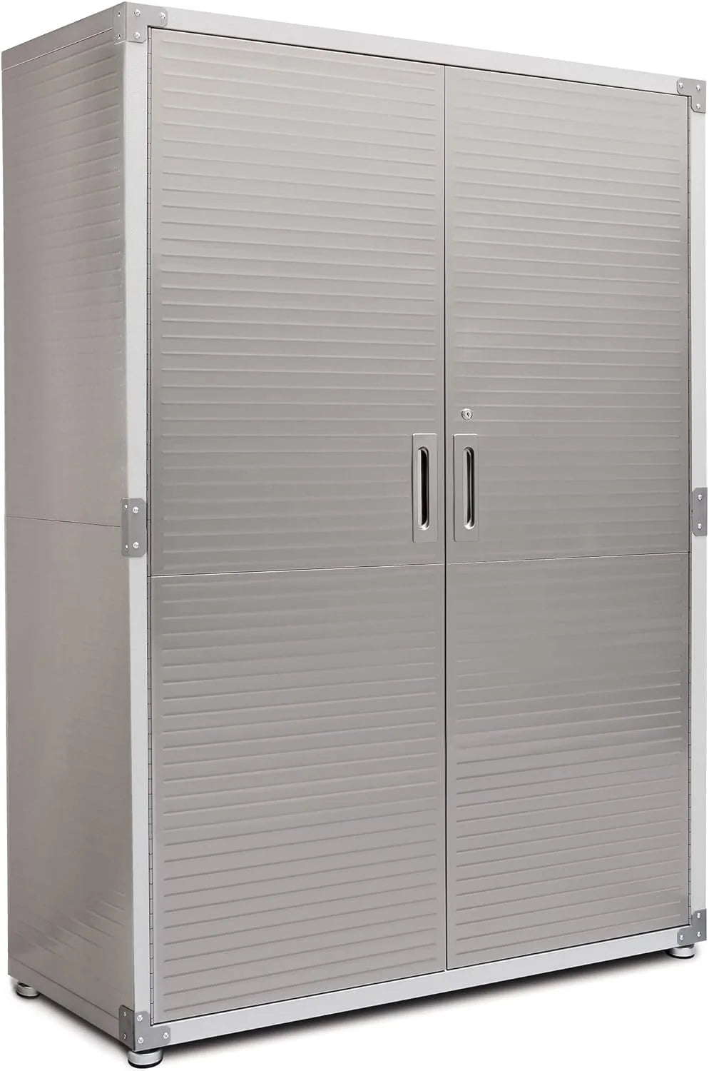 Szafka Seville Classics UHD16238 Mega, 121,9 x 60,9 x 182,9 cm, rama metalowa malowana proszkowo, kolor szary
