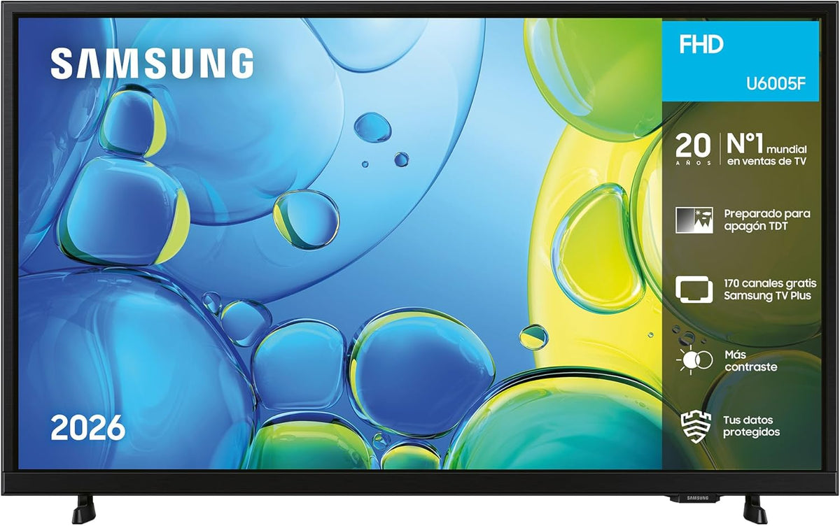 Telewizor Samsung 32-calowy Full HD F6005 Smart TV Plus, OTS Lite, HDR Knox Security, możliwość odtwarzania treści UHD 4K