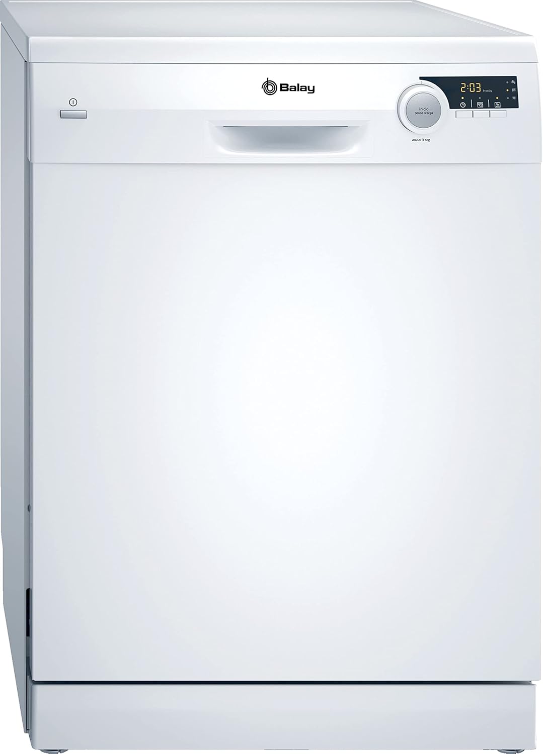 Balay – Zmywarka wolnostojąca, 60 cm, 12 kompletów naczyń, automatyczne codzienne mycie, pauza i ładowanie, ExtraSilence, biała, 3VS506BP