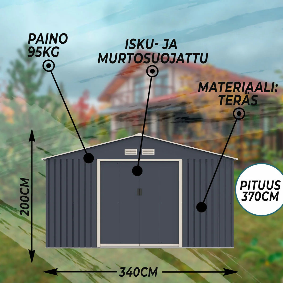 Fornorth Gerteschuppen, 12,99m2