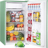 3.2 Cu.Ft Mini Fridge with Freezer – Single Door Compact Refrigerator for Dorm, Bedroom, or Office – Adjustable Thermostat, Black
