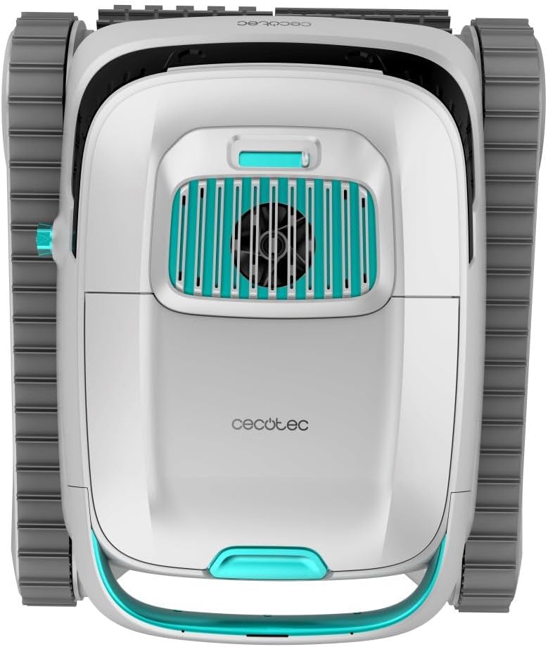 Robot basenowy Cecotec Conga Pooldroid 5000 TotalClean Pearl do czyszczenia dna, ścian i linii wody. Zasięg: 100 m²; maks. nachylenie: 90°; czyszczenie systematyczne; czas pracy: 100 min; pojemność: 4 l.