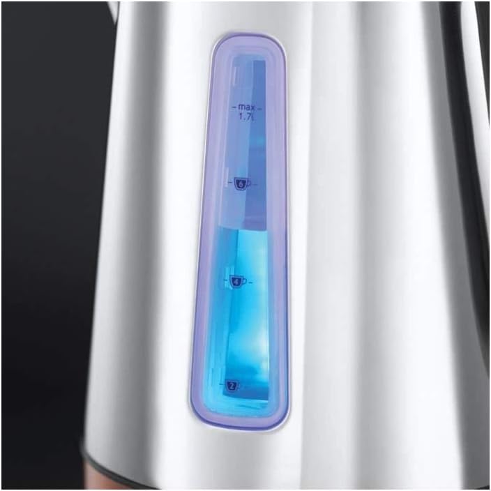 Toster Russell Hobbs Luna [na 2 kromki] Stal nierdzewna, miedź (bardzo szerokie otwory do opiekania, w tym podgrzewacz bułek, 6 poziomów opiekania, funkcja rozmrażania i podgrzewania, 1550 W) 24290-56