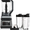 Professional Plus Kitchen System, 1400 WP, 5 Functions for Smoothies, Chopping, Dough & More with Auto IQ, 72-oz.* Blender Pitcher, 64-oz. Processor Bowl, (2) 24-oz. To-Go Cups, Grey
