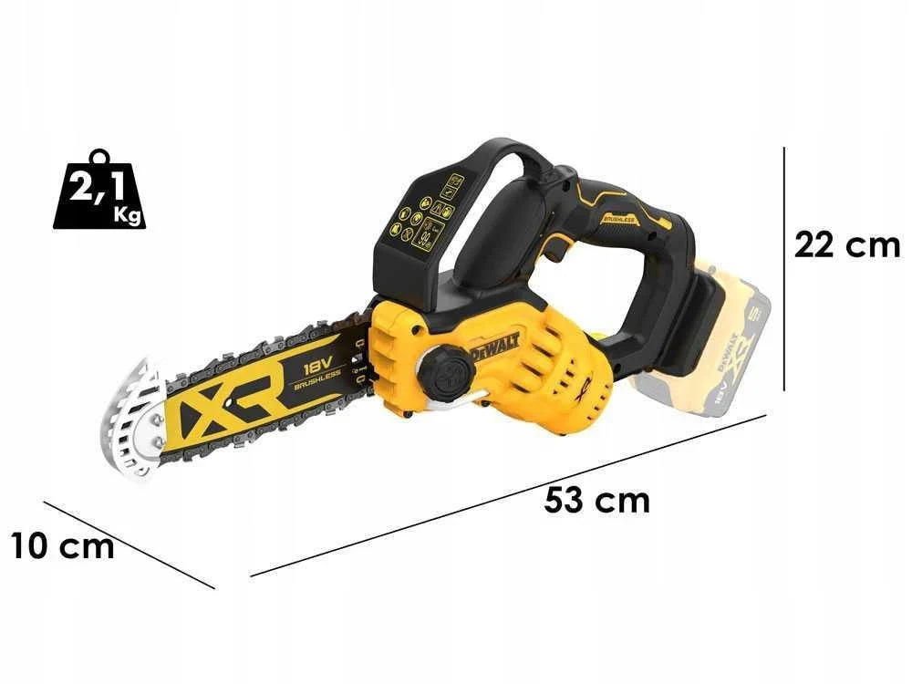 DeWalt DCMPS520n Accu-kettingzaag voor hout, 18V, kleine zaag