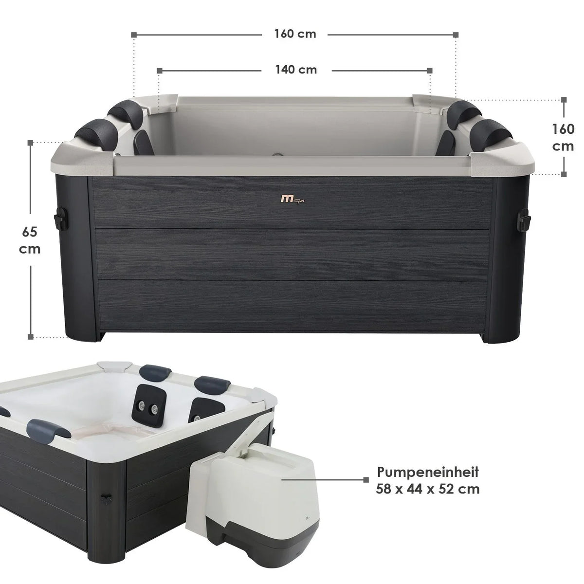 2026 Spa Whirlpool Oslo z oświetleniem LED