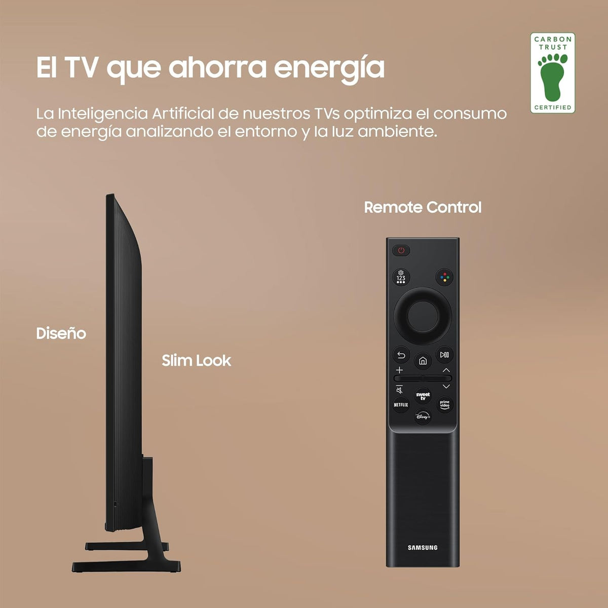 2024 Crystal UHD 50DU7105 Smart TV: 50-calowy Crystal UHD z technologią Pure Colors i PurColor, najlepszy telewizor Smart TV, wszystkie głośniki jednocześnie z technologią Q-Symphony i sterowanie domem za pomocą SmartThings