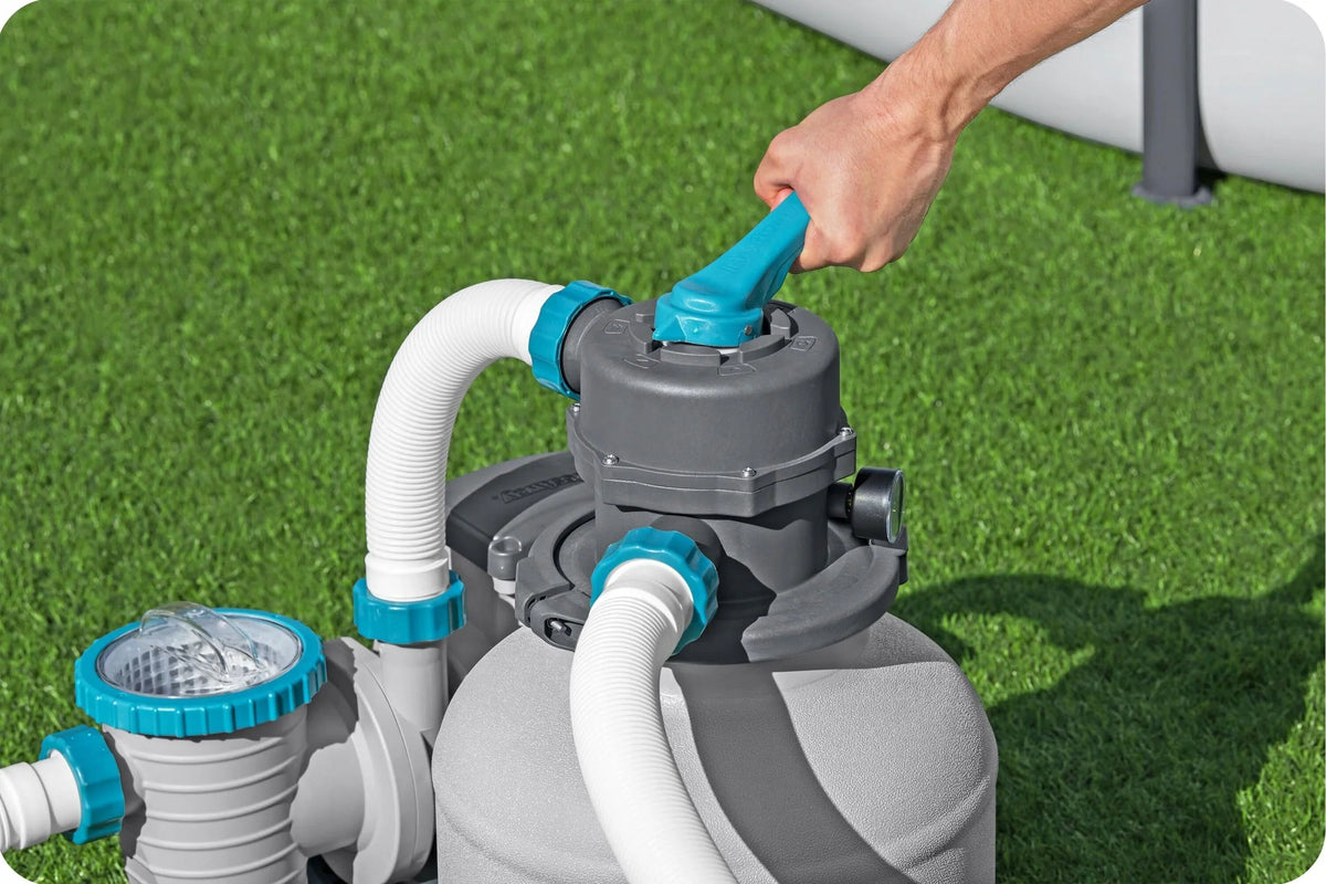 Bestway zandpomp, zwembadfilter, 8327 l/u, slangkoppelingen