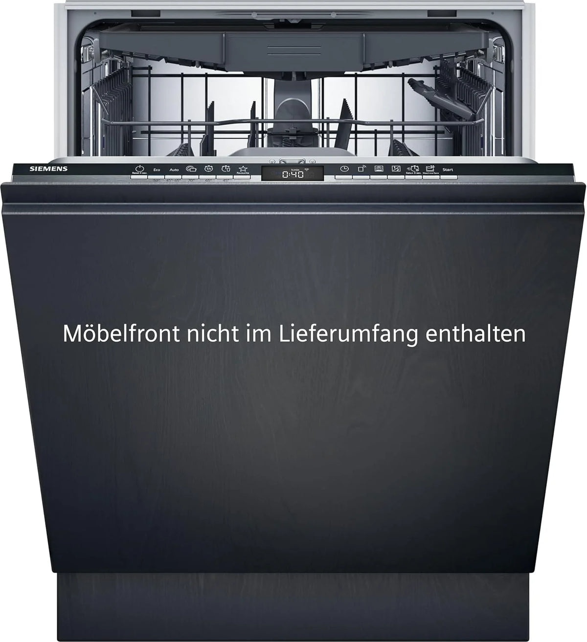 Zmywarka Siemens SN63EX06VE, iQ300 Smart, w pełni zintegrowana, 60 cm, szuflada na sztućce, bardzo cicha, varioSpeed, automatyczne otwieranie drzwi, potrójny system koszenia, infoLight, intensiveZone