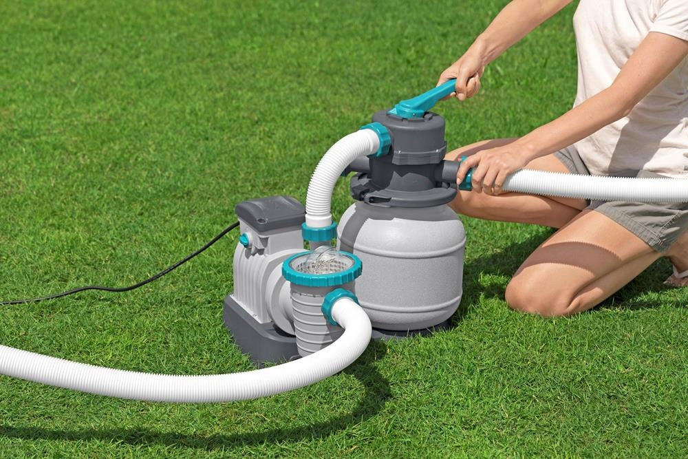 Bestway zandpomp, zwembadfilter, 8327 l/u, slangkoppelingen