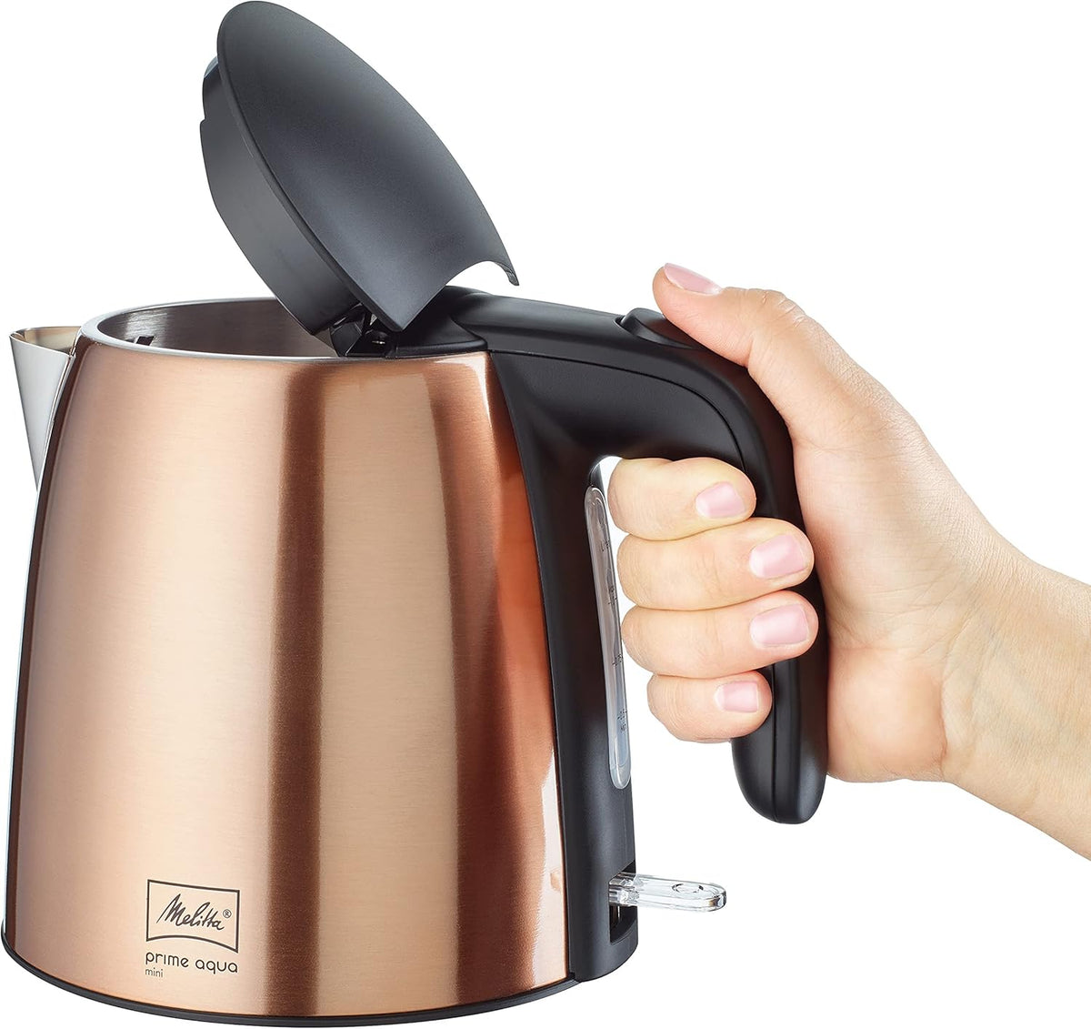 Melitta AromaFresh - Ekspres przelewowy - ze szklanym dzbankiem - wbudowanym młynkiem - funkcją timera - 10 filiżanek - Czysta czerń