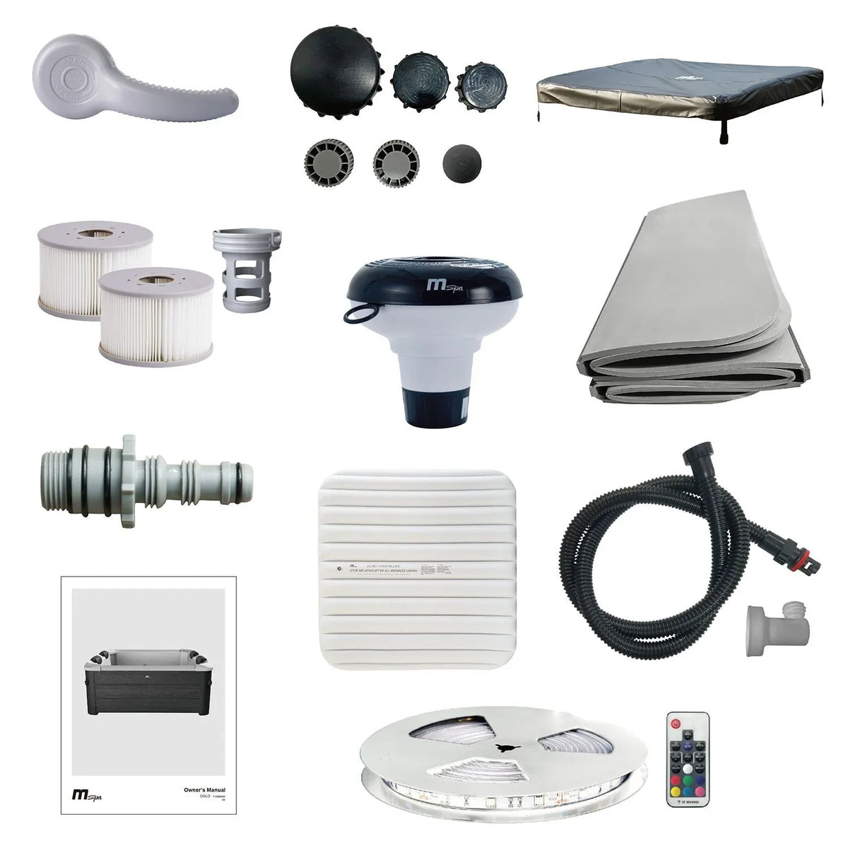 2026 Spa Whirlpool Oslo z oświetleniem LED