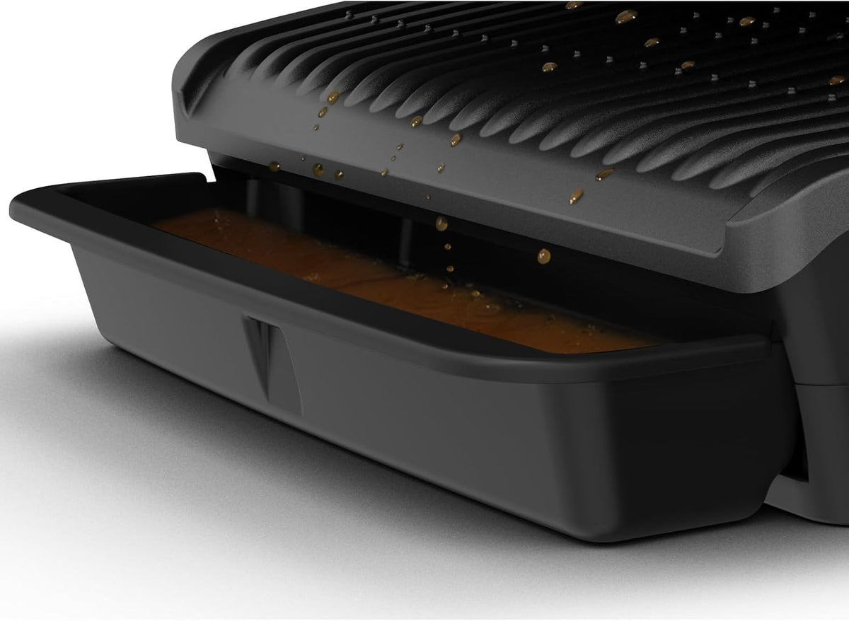 Grill kontaktowy Tefal OptiGrill Elite, 12 programów, wyświetlacz cyfrowy ze wskaźnikiem poziomu wysmażenia, wyjmowane płyty, grill elektryczny, stal nierdzewna, GC750D16