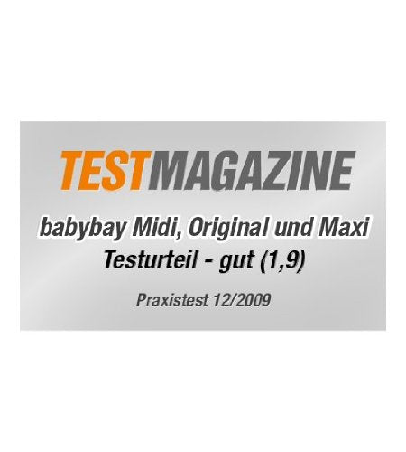Oryginalne łóżeczko dostawne Babybay z litego drewna bukowego / kompaktowe i rozkładane / płynna regulacja wysokości łóżeczka i przyjazne dla środowiska / rośnie wraz z dzieckiem (lakierowane na biało) / w zestawie materac