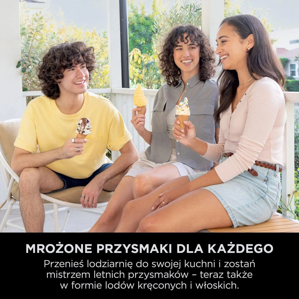 Ninja CREAMi ijsschep- en swirlmachine met 2 containers, 13 functies, bereidt ijs, Italiaans ijs, gelato, milkshakes en andere desserts, toppingsoptie, steengoud, NC701EUSTGD