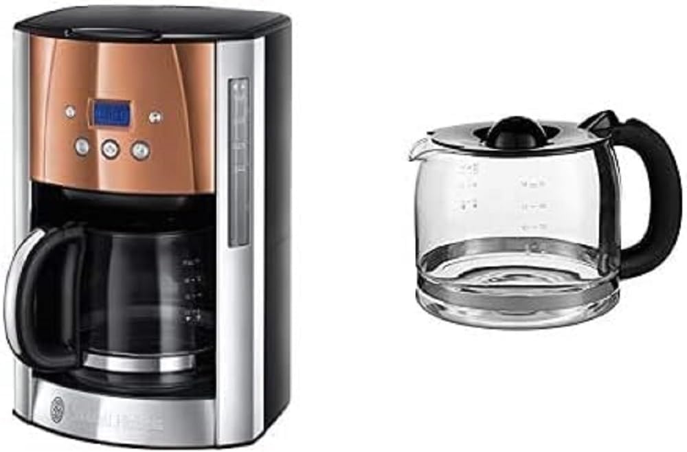 Toster Russell Hobbs Luna [na 2 kromki] Stal nierdzewna, miedź (bardzo szerokie otwory do opiekania, w tym podgrzewacz bułek, 6 poziomów opiekania, funkcja rozmrażania i podgrzewania, 1550 W) 24290-56