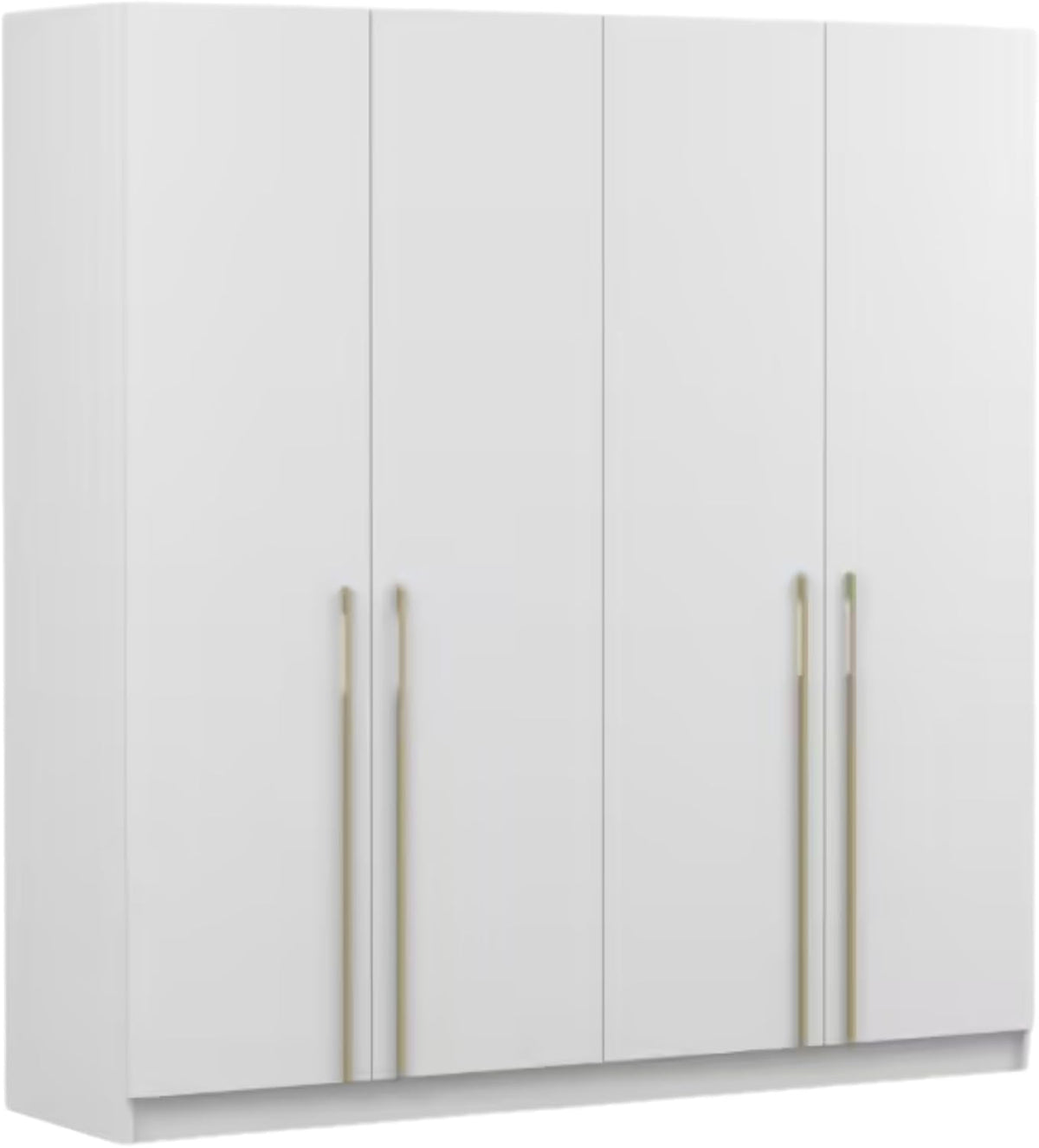 Szafa z drzwiami uchylnymi Fabryka Mebli Idźczak, Szafa do sypialni, 57 x 200 x 210 cm, Szafa do salonu, Wieszak na ubrania, Szafka z półkami i dwoma drążkami na ubrania, Biała