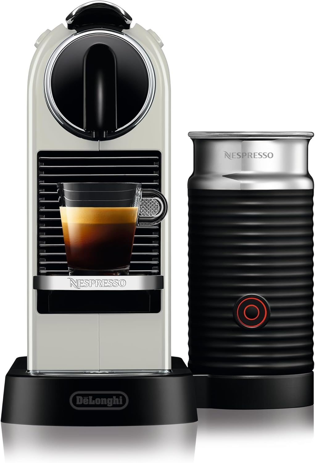 Ekspres kapsułkowy DeLonghi Nespresso Citiz EN267.WAE, specjalny system ekstrakcji, 1710 W, 1 l, tworzywo sztuczne, biały