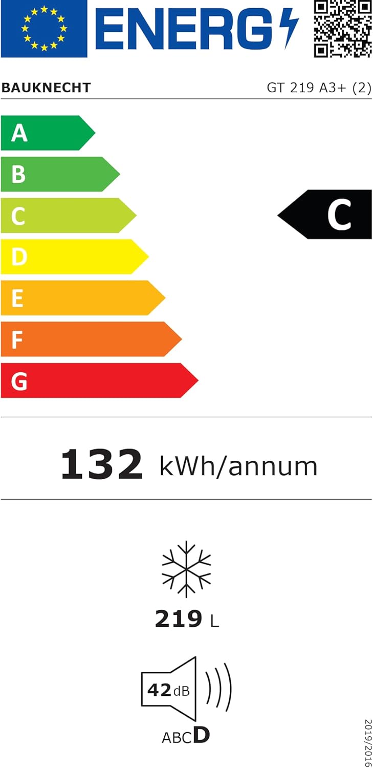 Zamrażarka skrzyniowa Bauknecht GT 219 A3+ / Pojemność: 215 l / Funkcja szybkiego zamrażania (Super Freeze) / SpaceMax / Oświetlenie wnętrza / Oszczędność energii ECO / Blokada rodzicielska