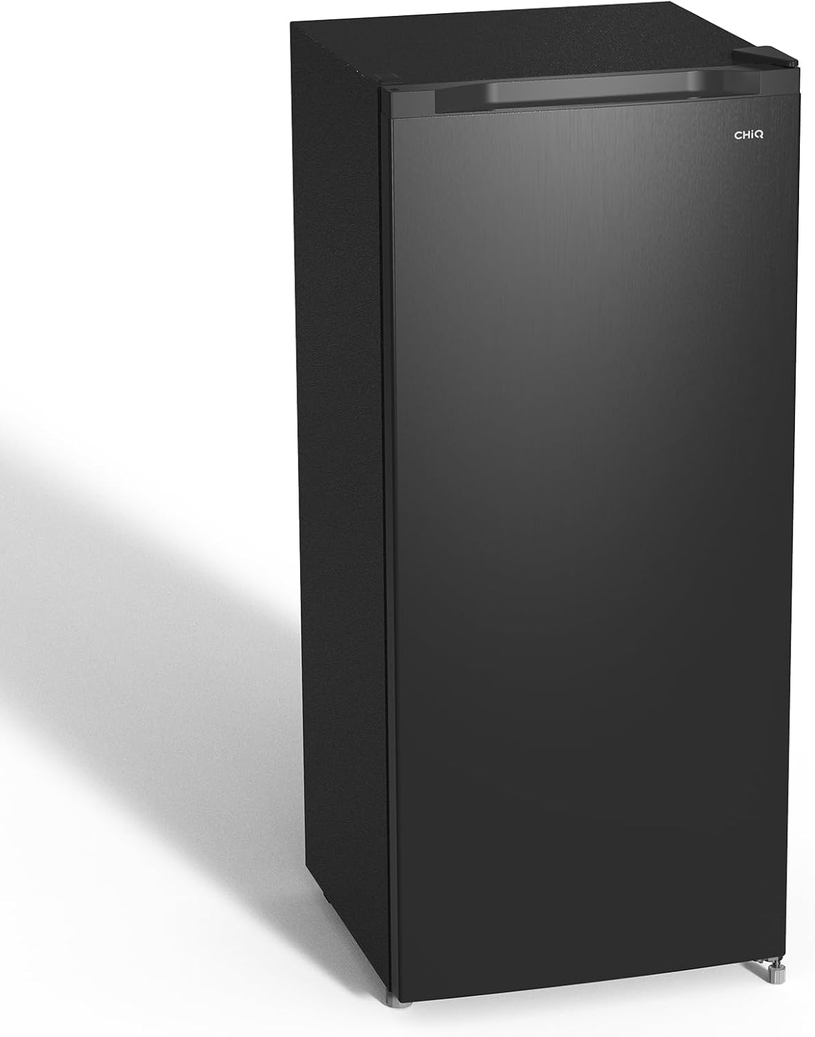 Zamrażarka CHiQ FSD166NE4E 166 l, technologia No Frost, odwracalne zawiasy drzwi, czarna stal nierdzewna, wysokość 144 cm