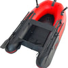 Inflatable Boat | Yacht Dinghy Tender Raft | Multi Person Fishing Boat | Aluminum Floor Oars | Fishing Rod Holders | Heavy-Duty PVC | 2024 Model |