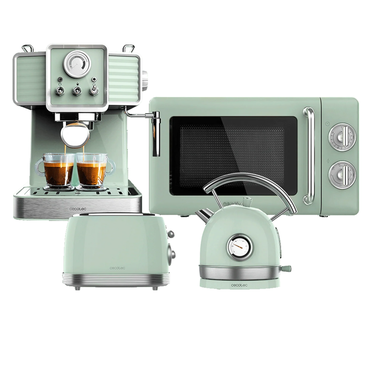 ProClean 3110 Retro Green Vintage 800 Light Green Thermosense 420 Vintage Light Green Power Espresso 20 Traditional Light Green