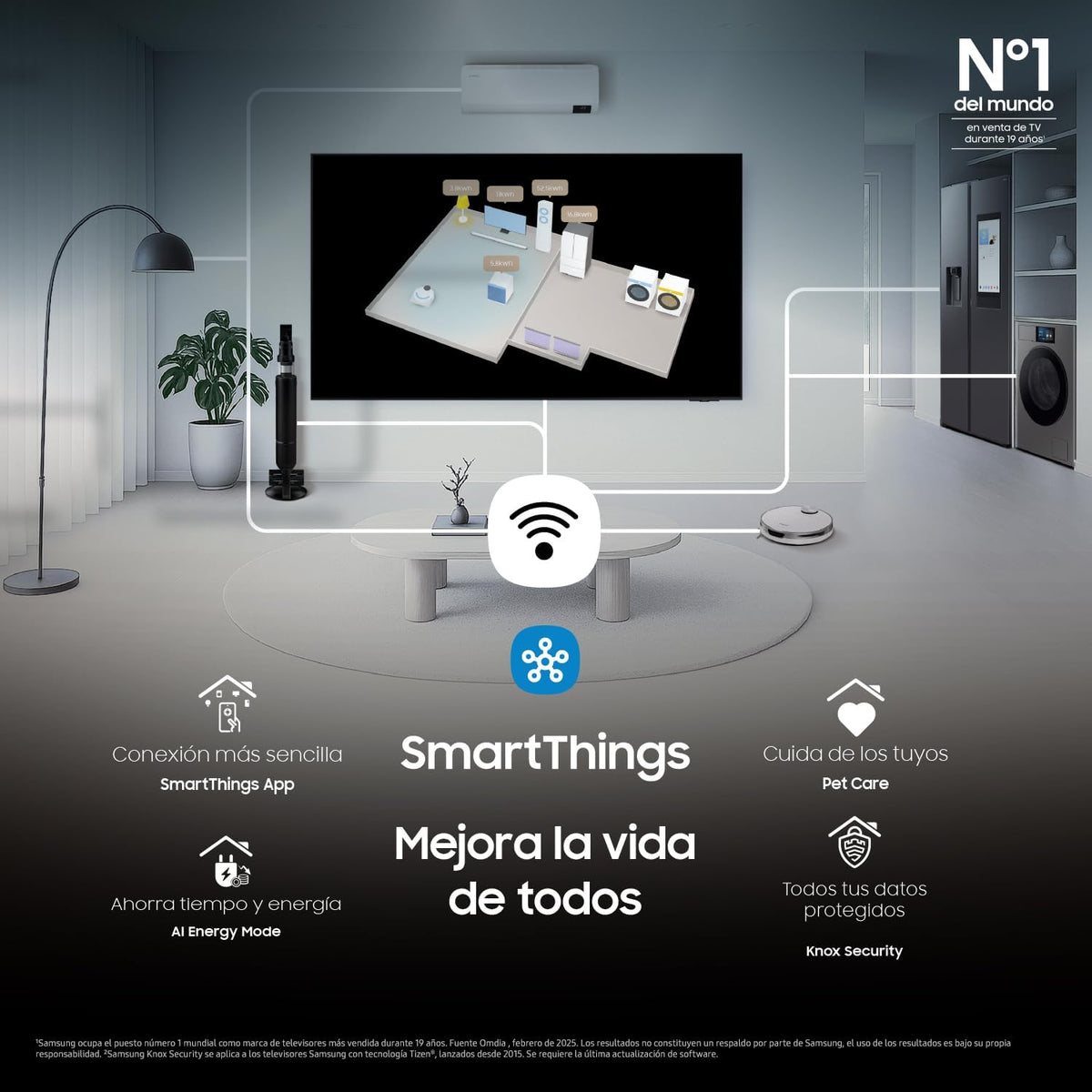 Telewizor Samsung 32-calowy Full HD F6005 Smart TV Plus, OTS Lite, HDR Knox Security, możliwość odtwarzania treści UHD 4K