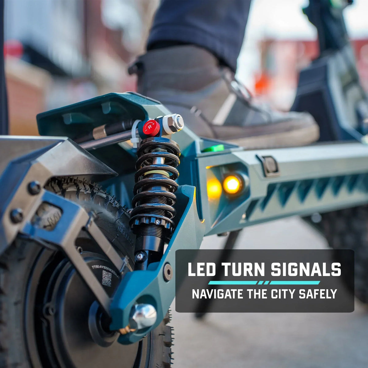 Gotrax GX3 elektrische offroadscooter uit 2026 – krachtige dubbele motoren, topsnelheid 64 km/u, offroadbanden