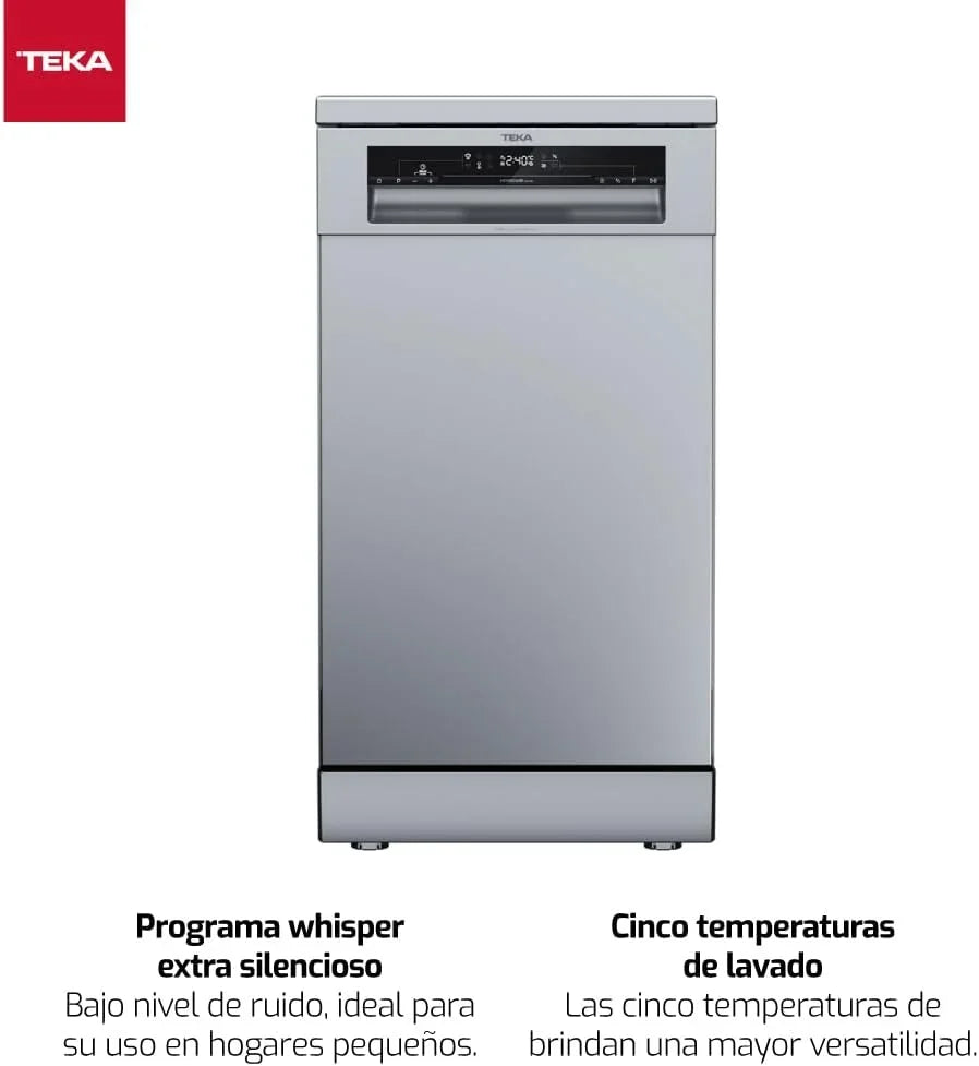 TEKA inbouwvaatwasser 45 cm, 10 couverts, 6 wasprogramma's, IonClean, DFS 24650