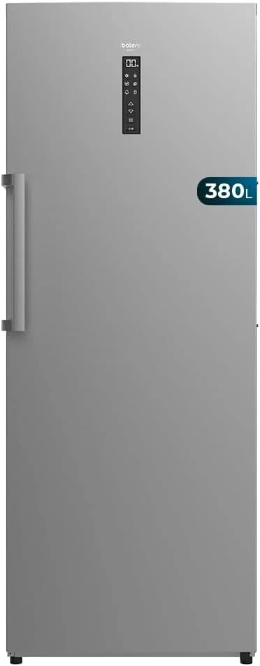 Zamrażarka pionowa Cecotec Bolero CoolMarket UF 380 inox 380L, 1950 W, silnik Inverter Plus, niskie zużycie energii, całkowity brak szronu, drzwiczki wystawowe, możliwość przekształcenia w lodówkę, wieloprzepływowy przepływ powietrza