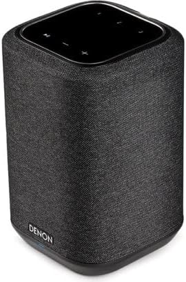 Głośnik Denon Home 150 Multiroom, głośnik HiFi z wbudowaną platformą HEOS, zintegrowaną funkcją Alexa, Wi-Fi, Bluetooth, USB, AirPlay 2, dźwiękiem Hi-Res, czarny
