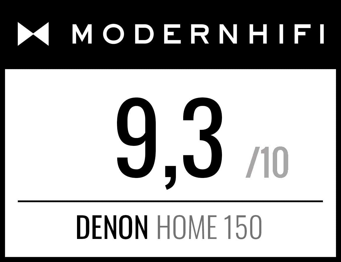 Głośnik Denon Home 150 Multiroom, głośnik HiFi z wbudowaną platformą HEOS, zintegrowaną funkcją Alexa, Wi-Fi, Bluetooth, USB, AirPlay 2, dźwiękiem Hi-Res, czarny
