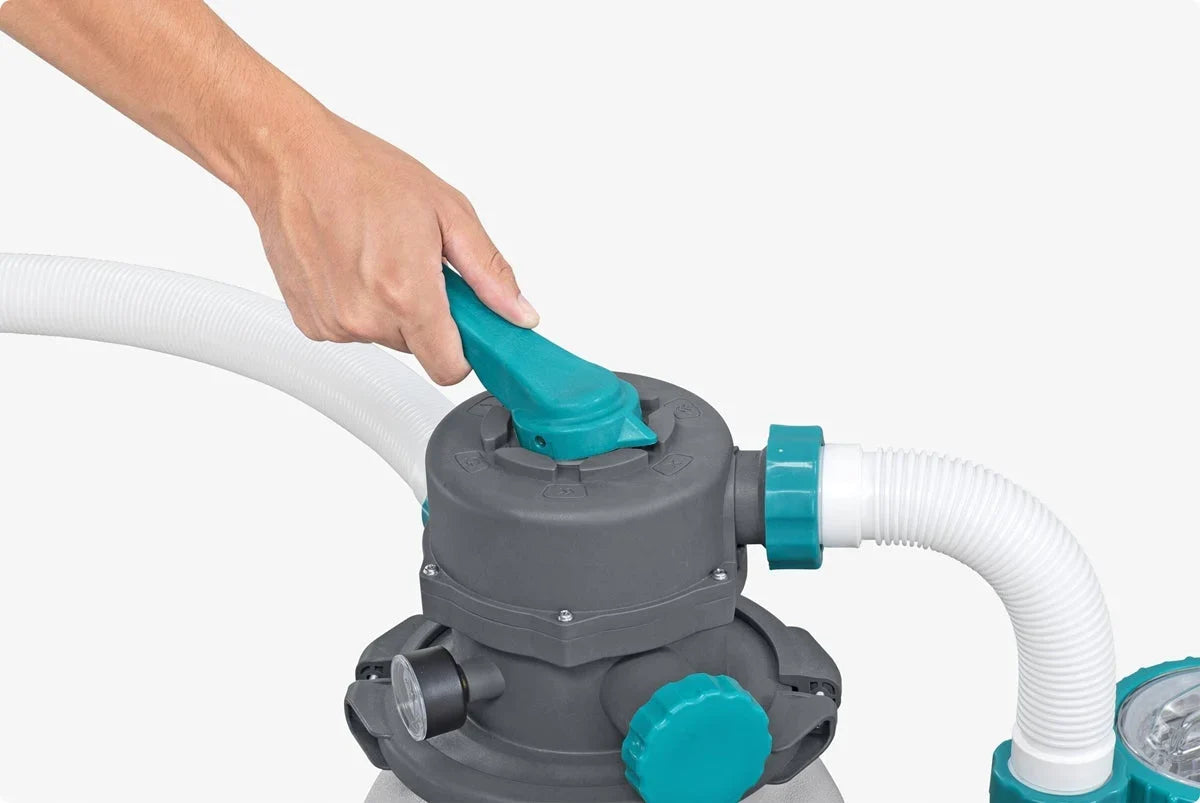 Bestway zandpomp, zwembadfilter, 8327 l/u, slangkoppelingen