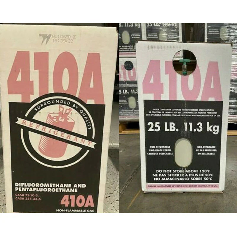 Czynnik chłodniczy R410A (25 funtów) – nowy, fabrycznie zaplombowany